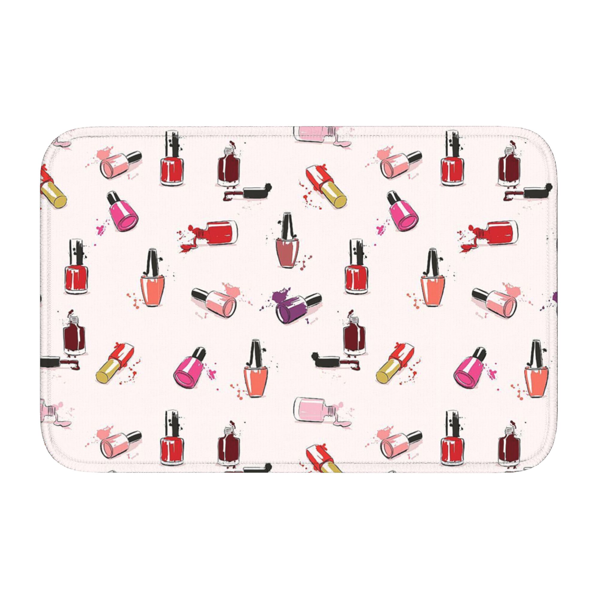 Home Textiles Classic Fashion - Fashion Design Nail Polish Doormat Durable