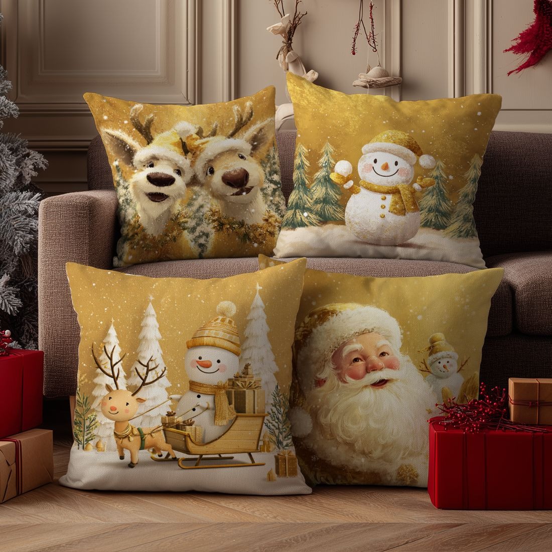 Festive Christmas Pillowcases: - Home Textiles News 评论和价格