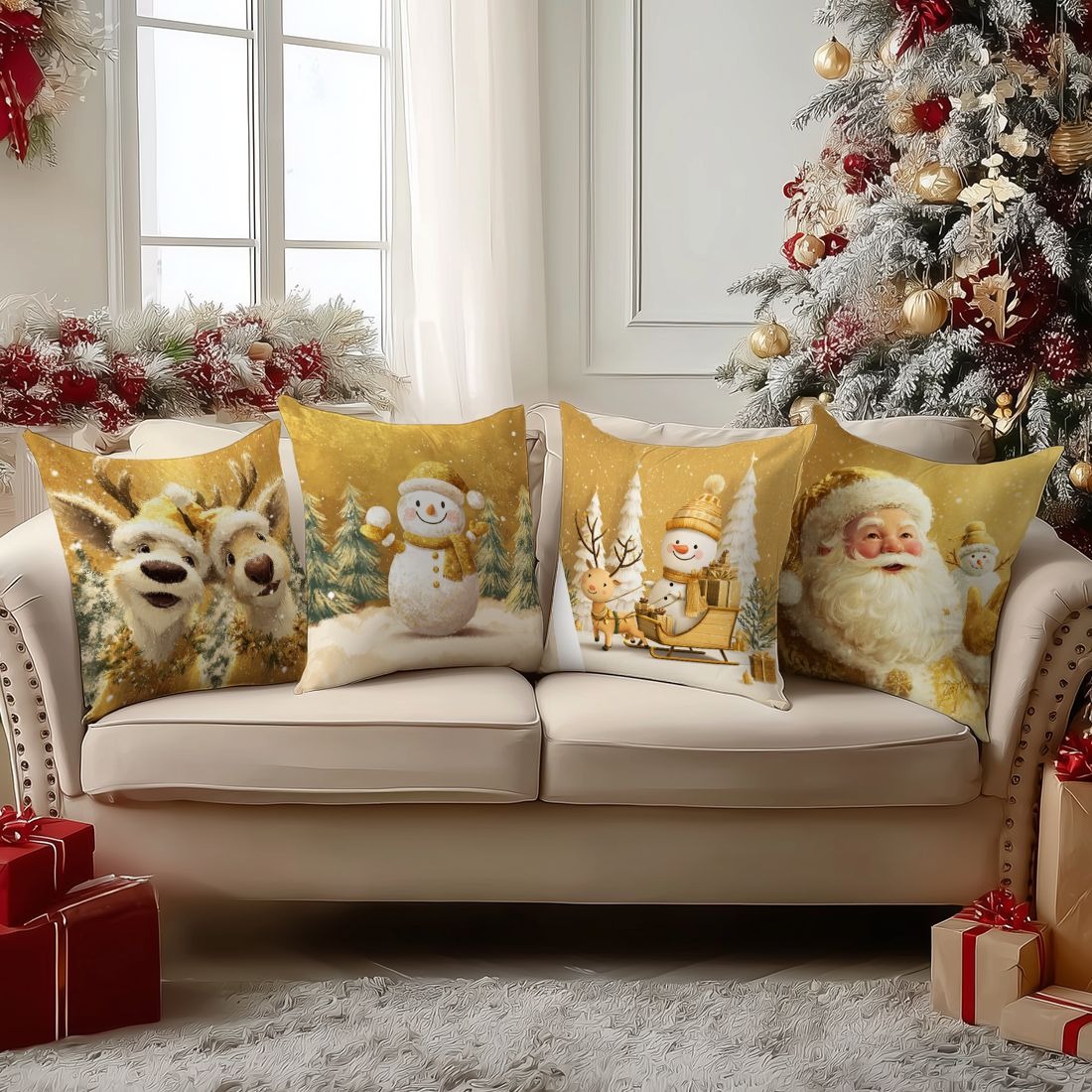 Festive Christmas Pillowcases: - Home Textiles News 评论和价格