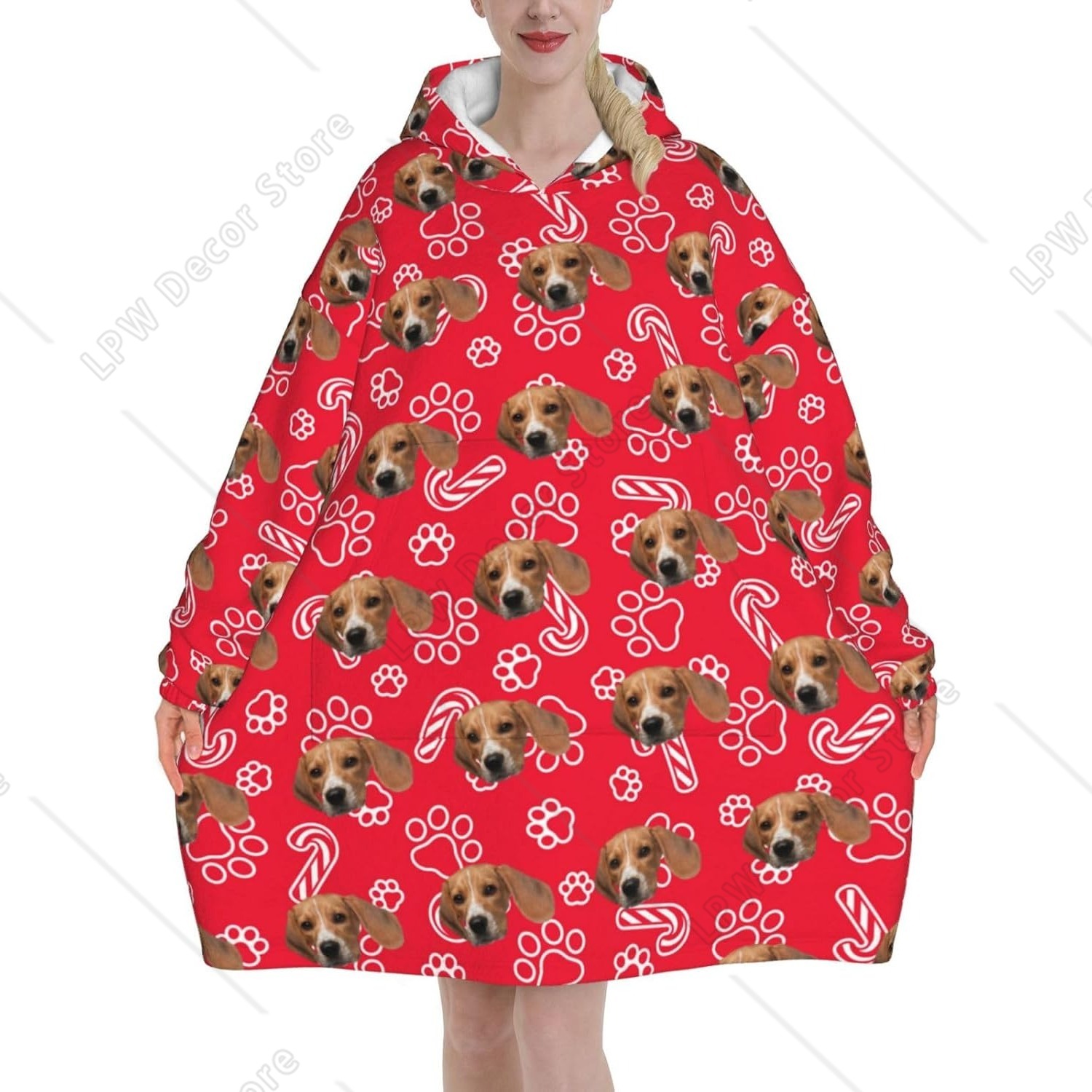 Custom Wearable Blanket Hoodie - Home Textiles Photos 评论和价格
