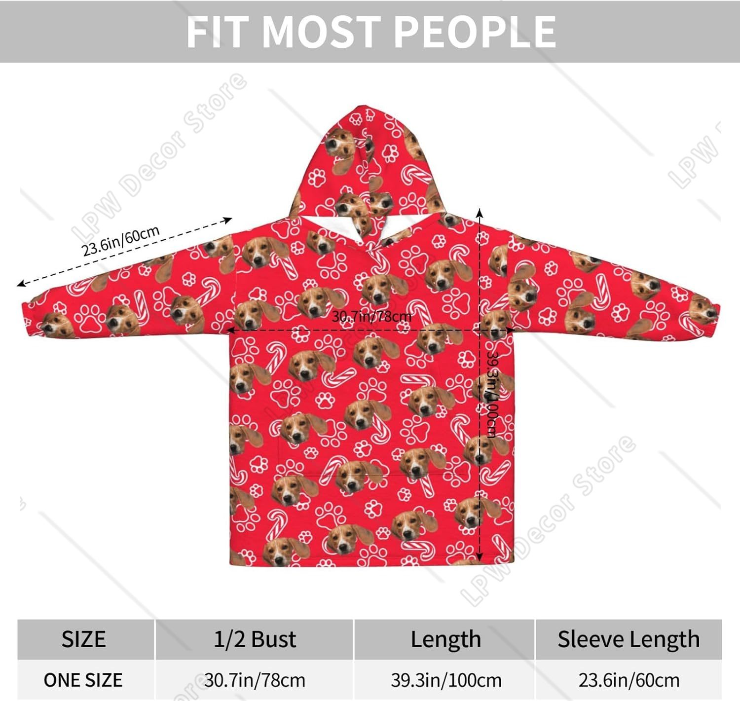 Custom Wearable Blanket Hoodie - Home Textiles Photos 评论和价格