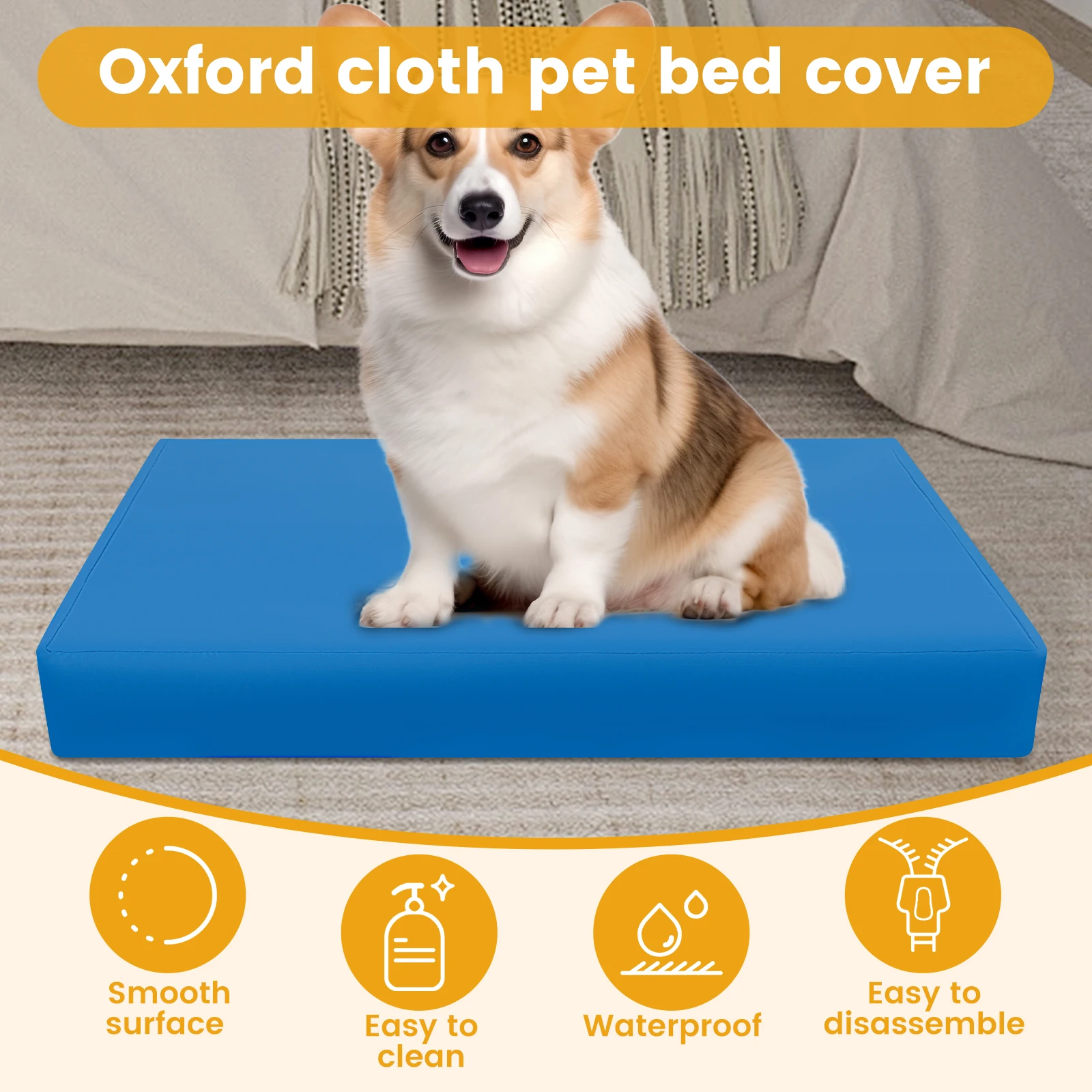 Dog Bed Cover Oxford Cloth Wat - Mattress Protector Waterproof 评论和价格