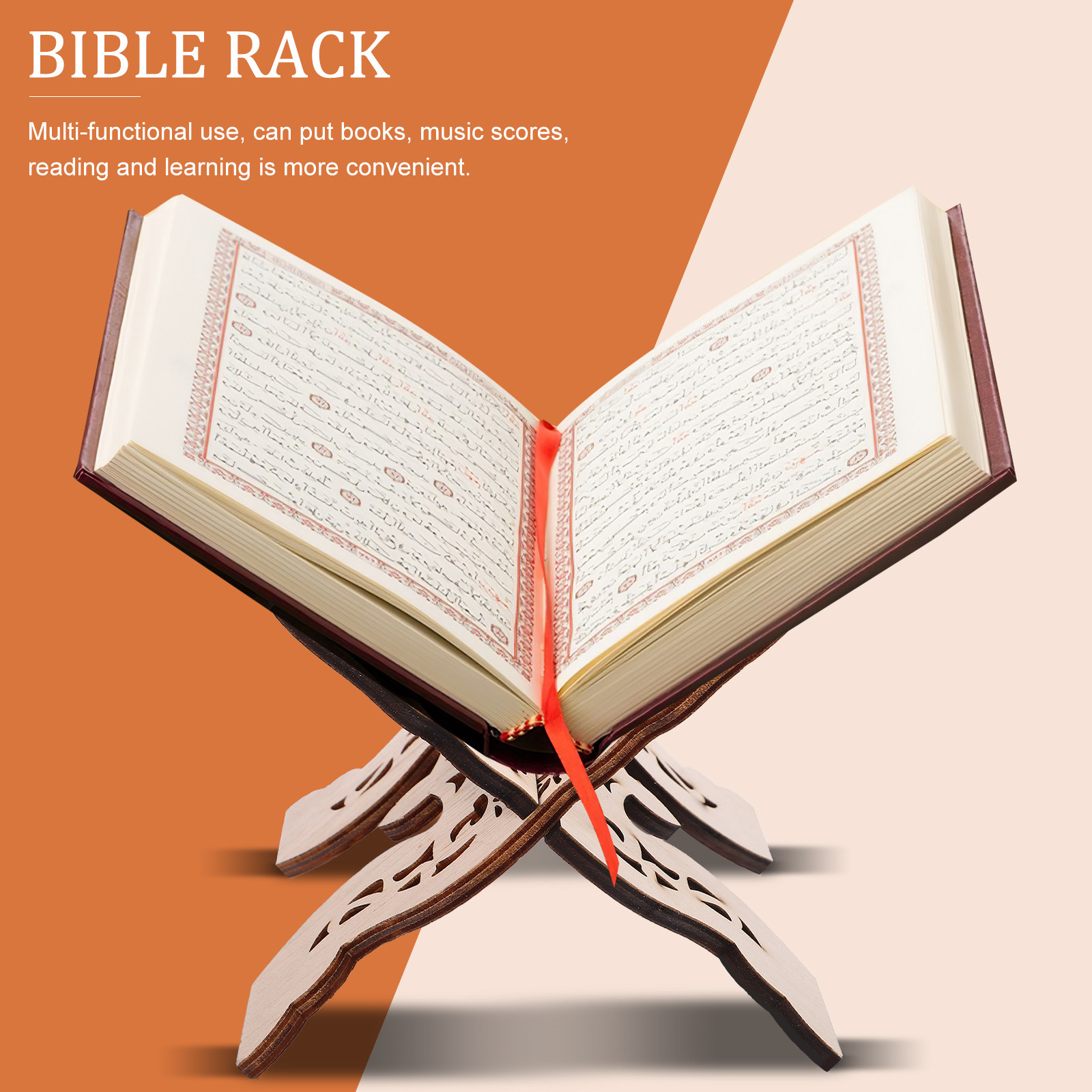 Wooden Bible Book Holder Deskt - Home Quran 评论和价格