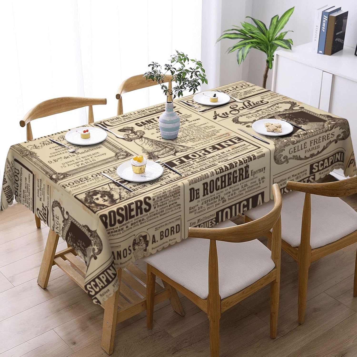 Vintage Paris France Newspaper - Home Textiles News 评论和价格