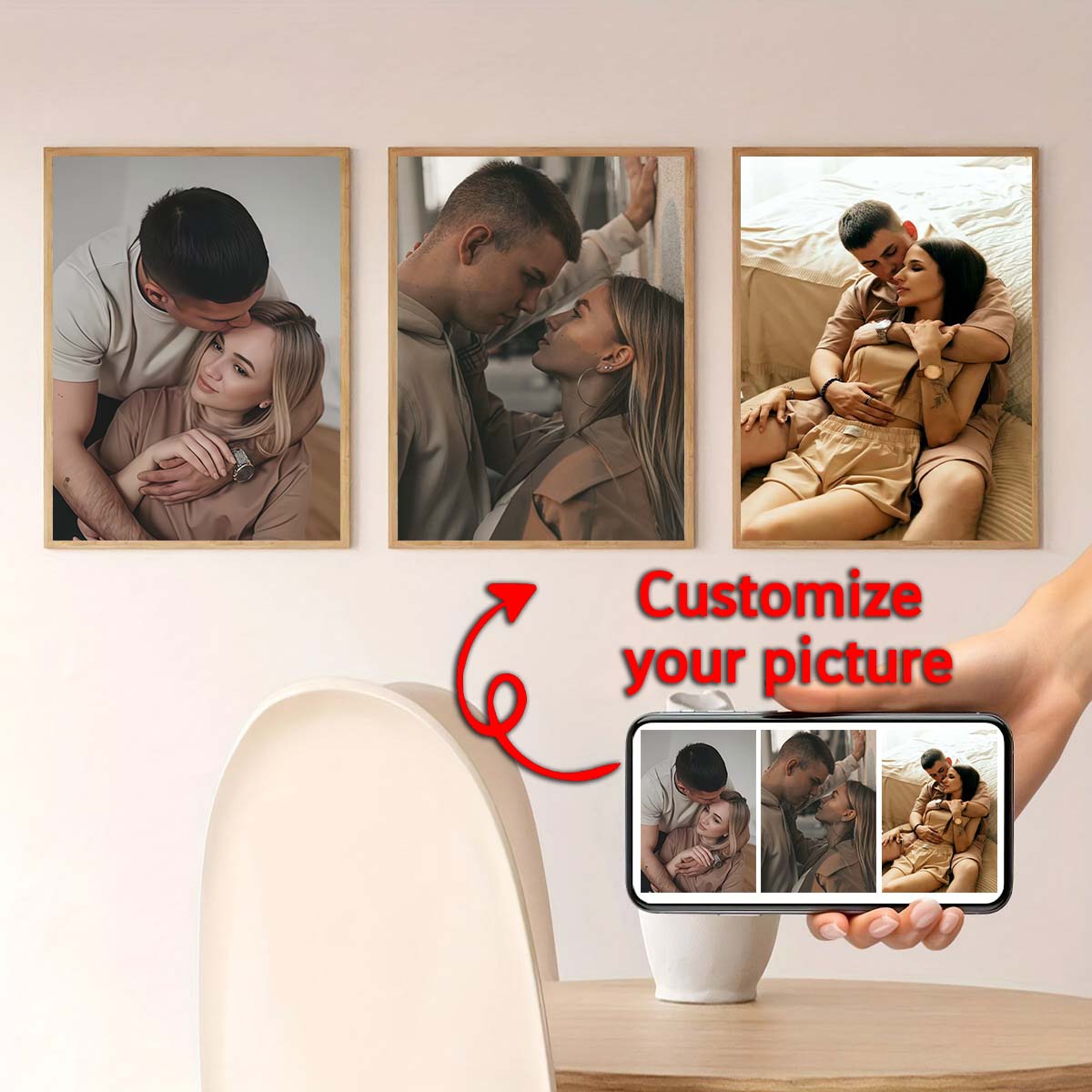 Triptych - 2D custom photo woo - Home Textiles Photos 评论和价格