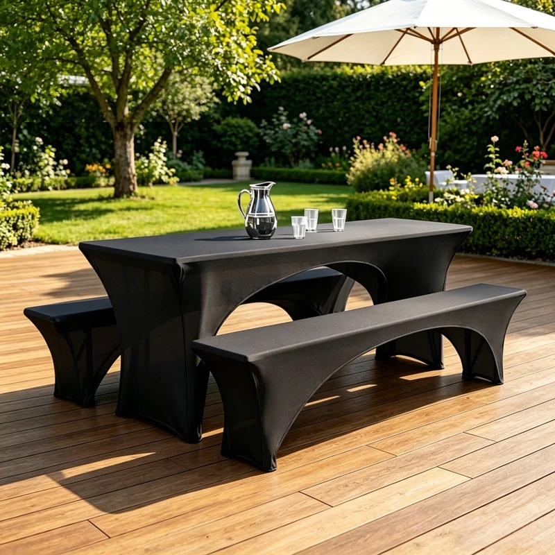 3Pcs Spandex Table Cover Open  - Home Textiles News 评论和价格