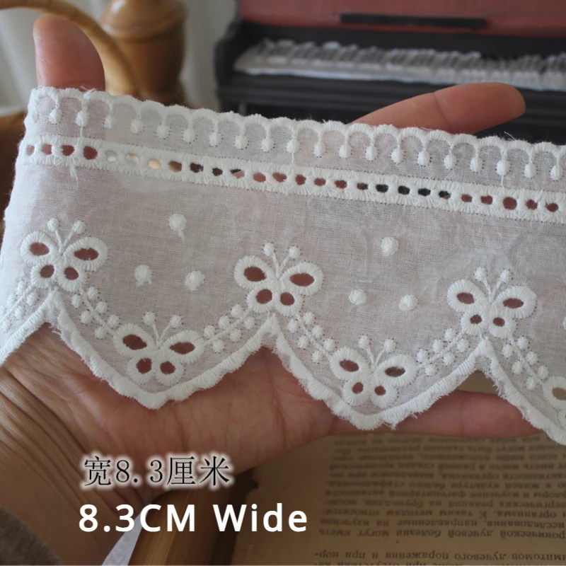 White Cotton Lace Ribbon, DIY  - Home Textiles Photos 评论和价格