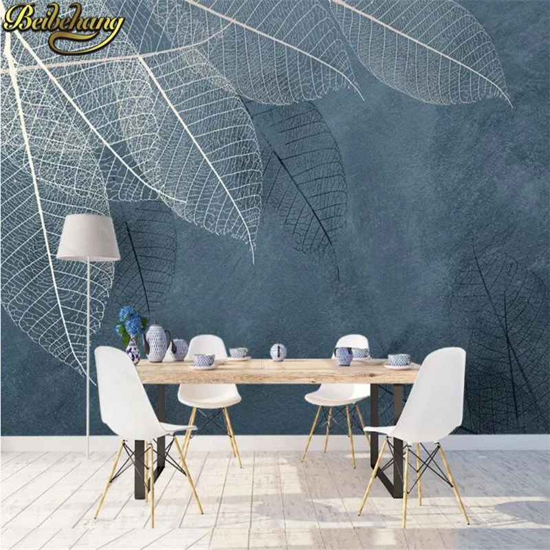 Custom Abstract leaves photo w - Home Textiles Photos 评论和价格