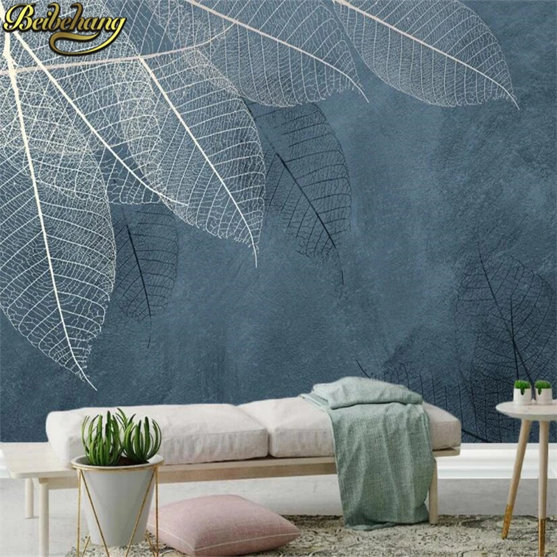 Custom Abstract leaves photo w - Home Textiles Photos 评论和价格