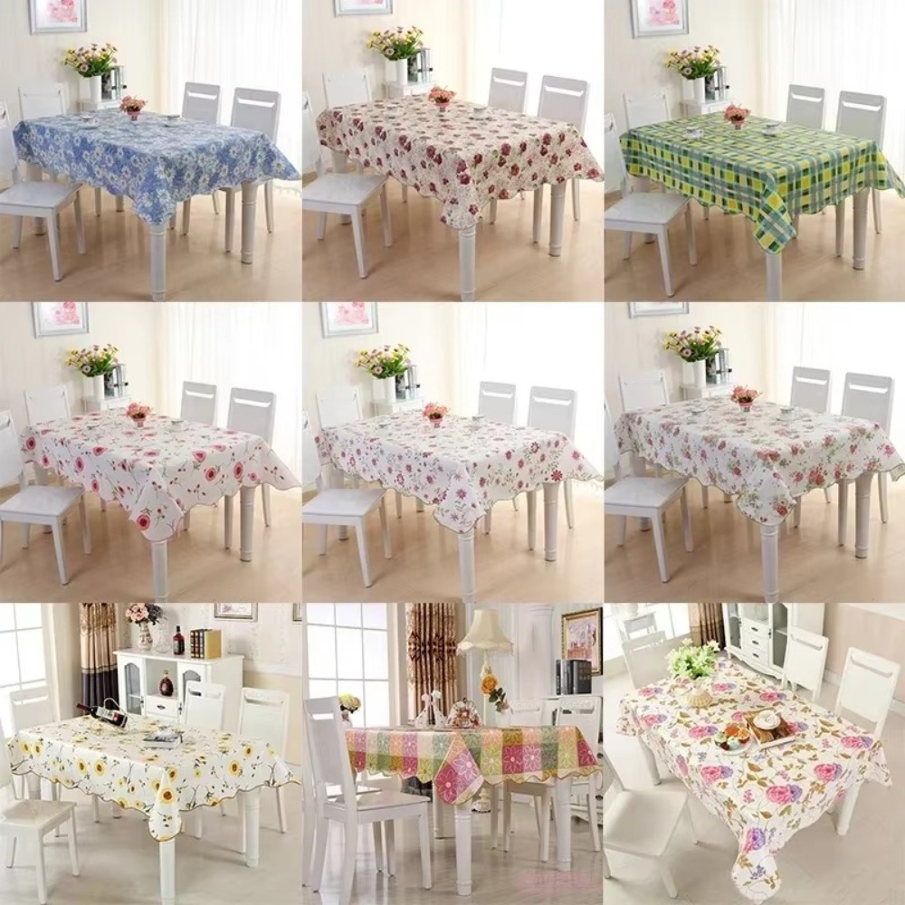 Waterproof PVC Table Cloth Hom - Home Textiles News 评论和价格