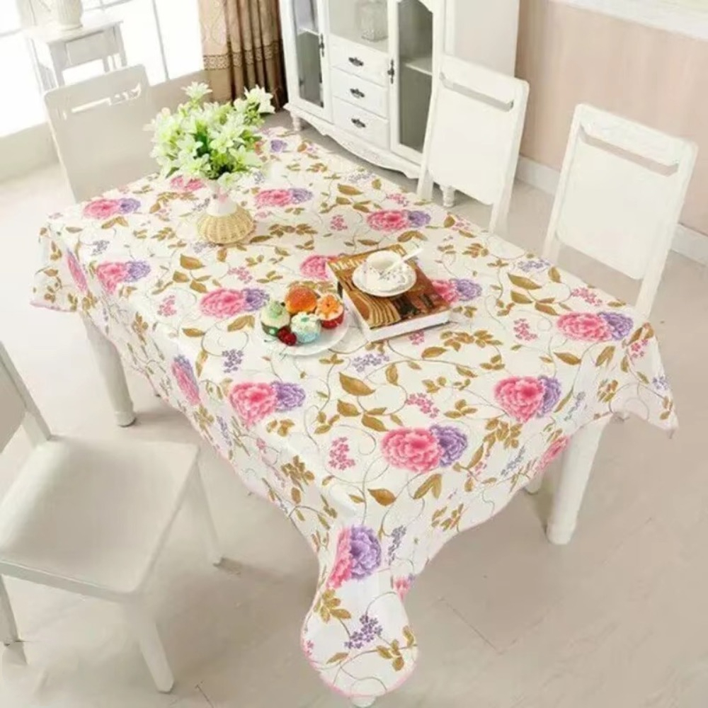 Waterproof PVC Table Cloth Hom - Home Textiles News 评论和价格
