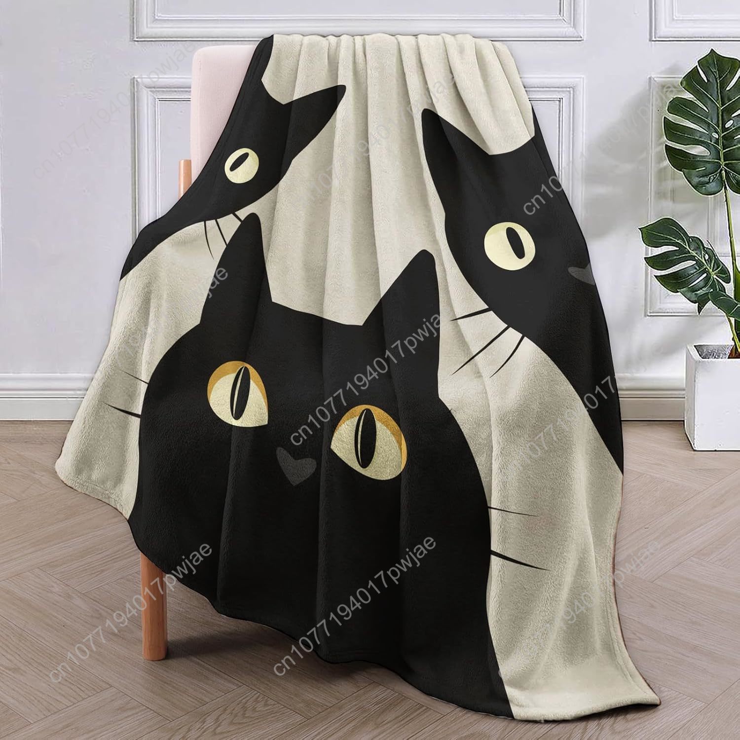 Funny Cat Blanket Gifts for Wo - Home Textiles Blanket 评论和价格