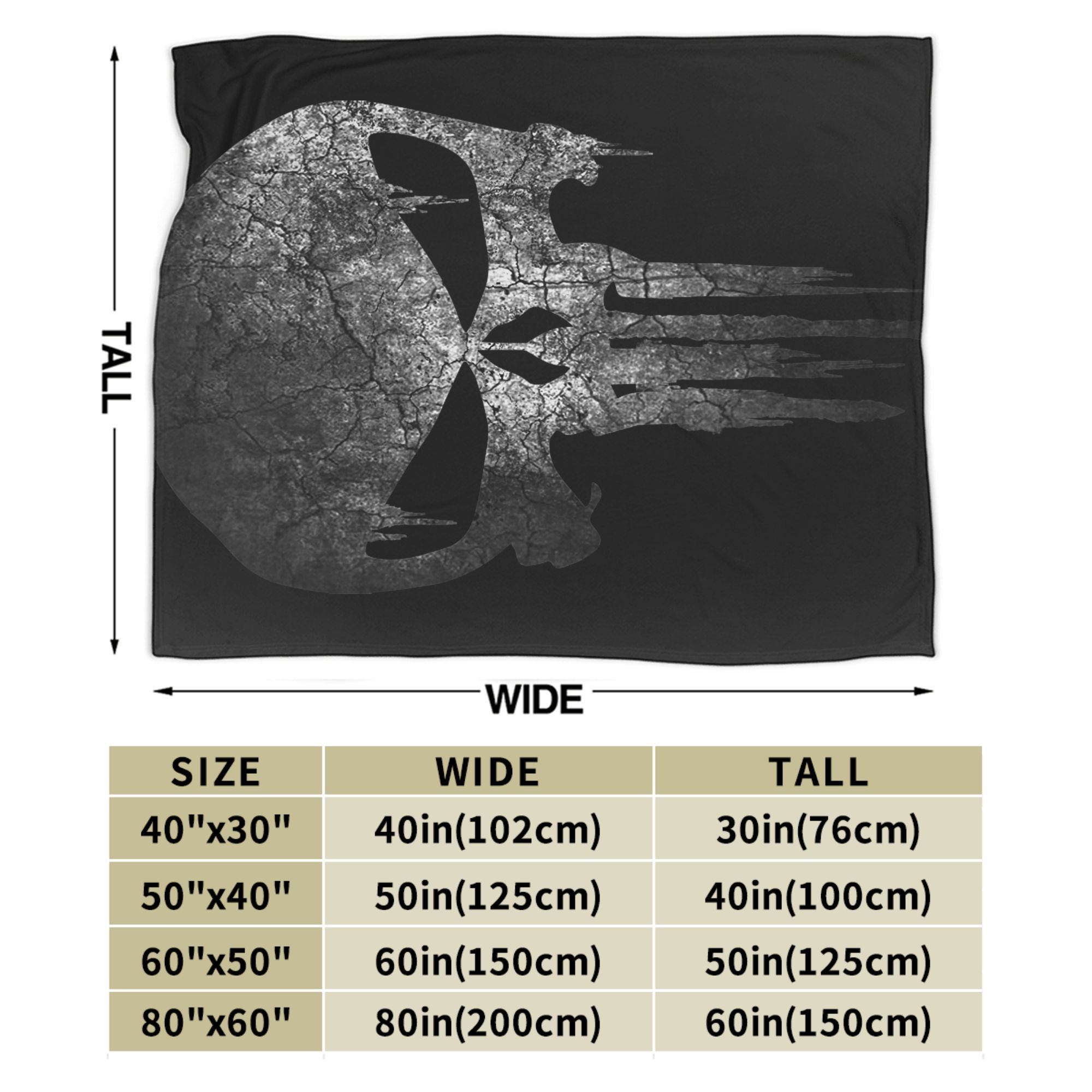 Punishers  Blanket Fleece  Lig - Home Textiles Blanket 评论和价格