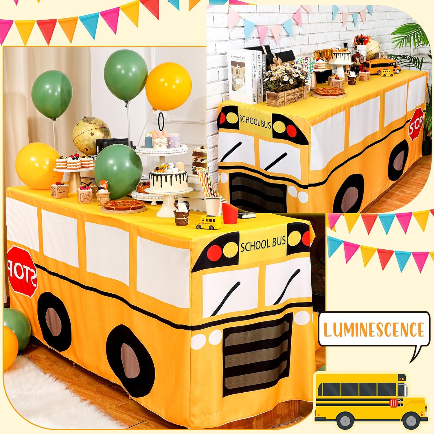 Cartoon School Bus Tablecloth  - Home Textiles News 评论和价格